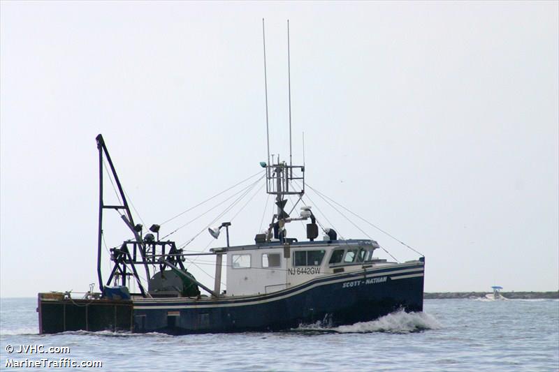 fv scott nathan (Fishing vessel) - IMO , MMSI 367093070, Call Sign WDC8788 under the flag of United States (USA)