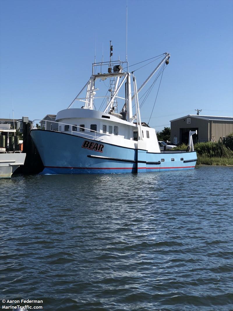 bear (Fishing vessel) - IMO , MMSI 367632470, Call Sign WDH5886 under the flag of United States (USA)