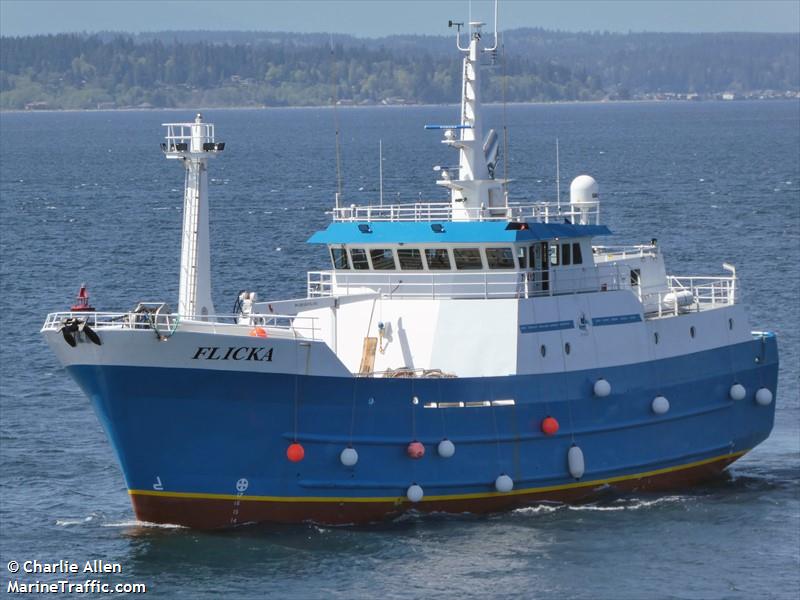 flicka (Fishing vessel) - IMO , MMSI 367799370, Call Sign WDJ6597 under the flag of United States (USA)