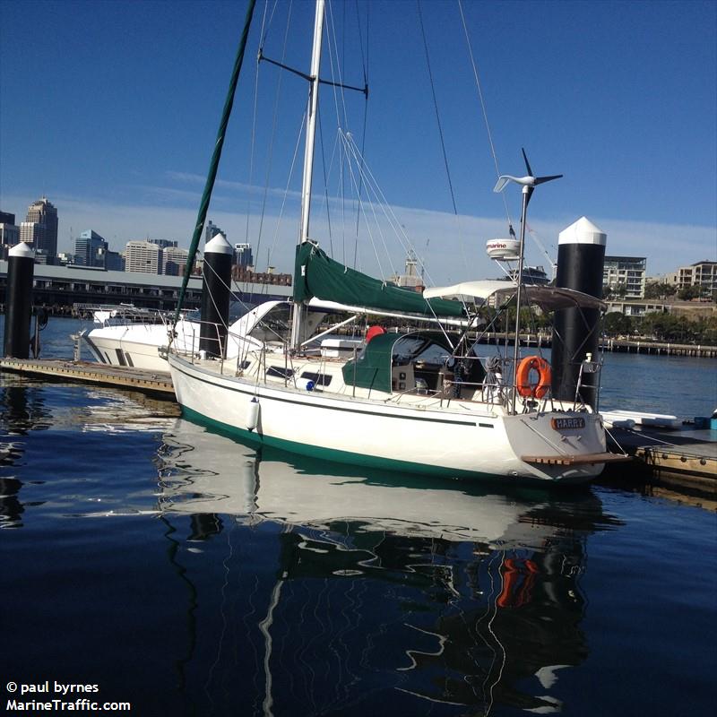 harry (Sailing vessel) - IMO , MMSI 503000530, Call Sign SY608 under the flag of Australia