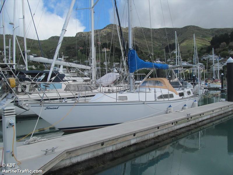 sinead (Pleasure craft) - IMO , MMSI 512007370, Call Sign ZMX5896 under the flag of New Zealand