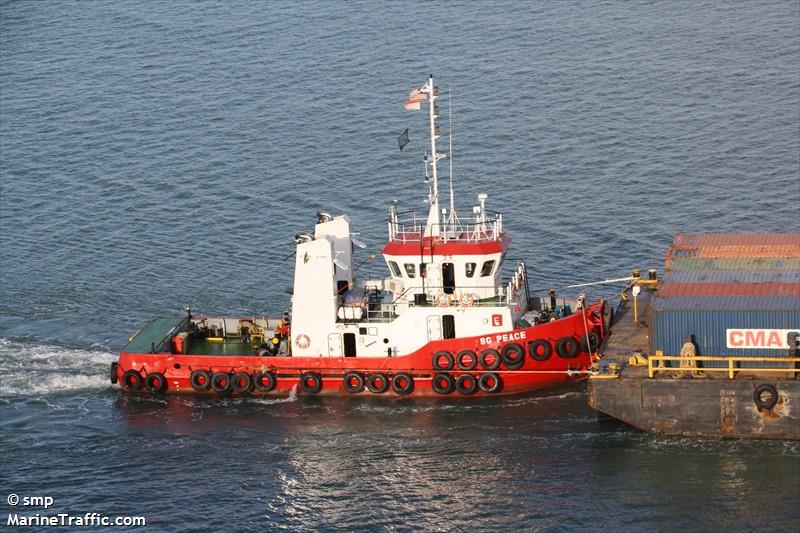 sg peace (Tug) - IMO , MMSI 563063210, Call Sign 9V5549 under the flag of Singapore