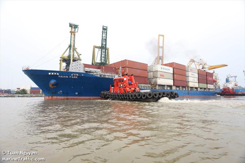 haian park (Container Ship) - IMO 9207560, MMSI 574002240, Call Sign 3WMM9 under the flag of Vietnam