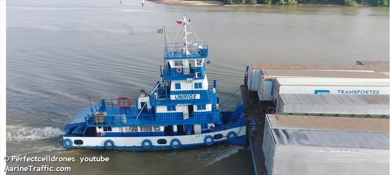 em atila (Tug) - IMO , MMSI 710000972, Call Sign PS 7824 under the flag of Brazil