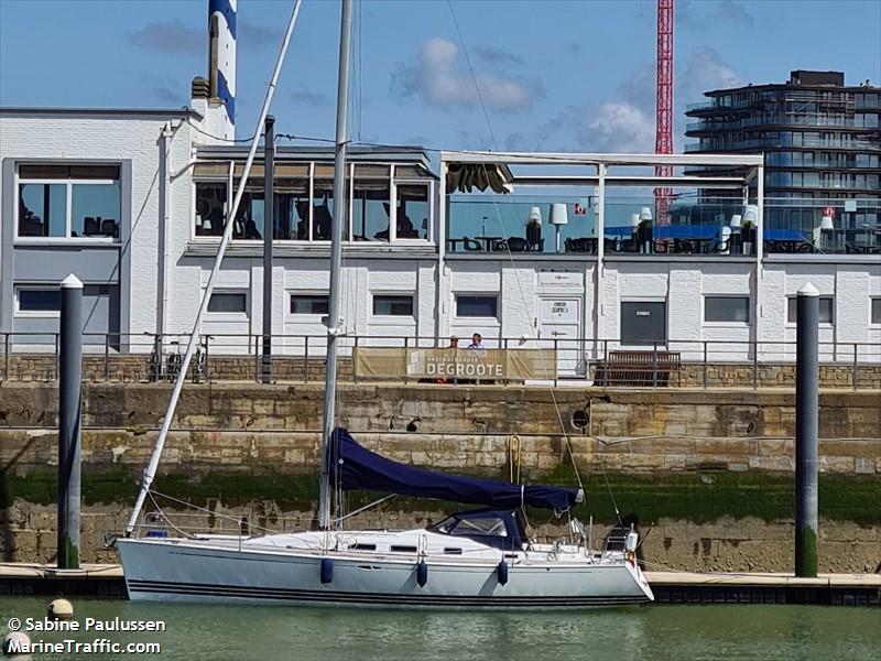 stix (Sailing vessel) - IMO , MMSI 205751530, Call Sign OP7515 under the flag of Belgium