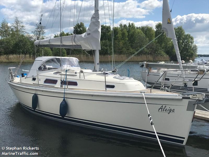 aleiga (Sailing vessel) - IMO , MMSI 211134150, Call Sign DK4611 under the flag of Germany