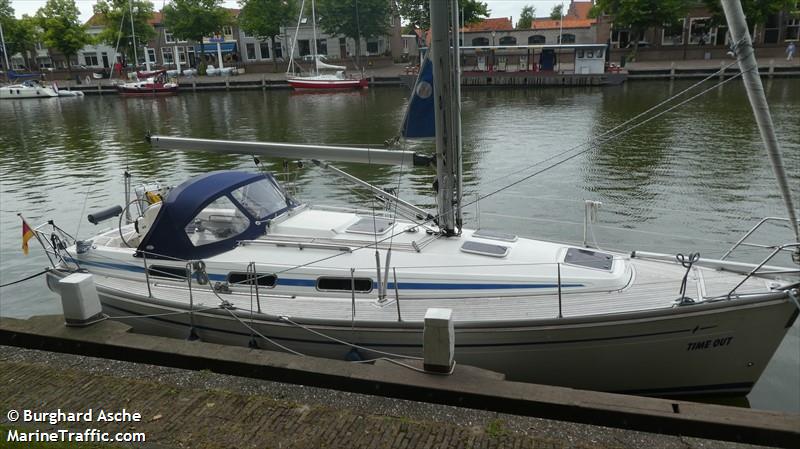 time out (Sailing vessel) - IMO , MMSI 211362910, Call Sign DJ5694 under the flag of Germany