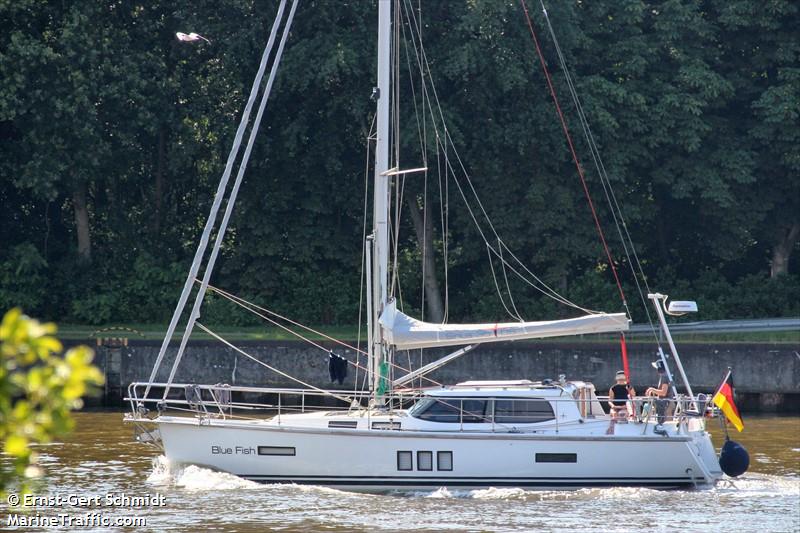 blue fish (Sailing vessel) - IMO , MMSI 211795890, Call Sign DD3331 under the flag of Germany