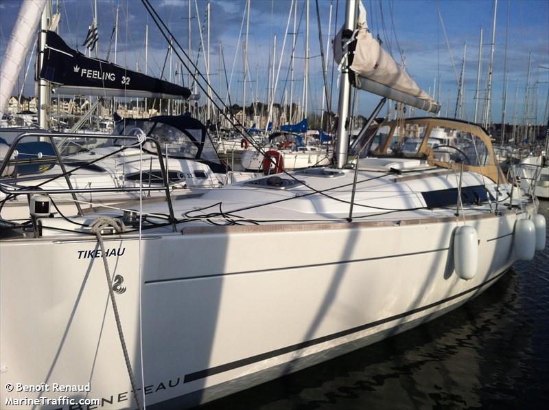 tikehau (Sailing vessel) - IMO , MMSI 227334010, Call Sign FAC6623 under the flag of France