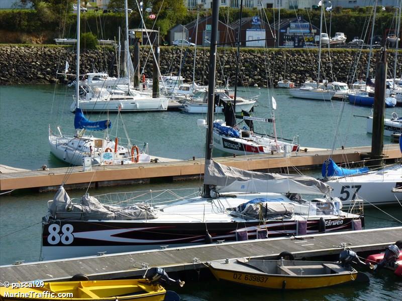 earwen solosailor (Sailing vessel) - IMO , MMSI 228342800, Call Sign FLRX under the flag of France