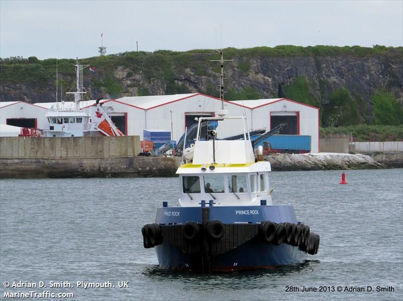 prince rock (Tug) - IMO , MMSI 235014216, Call Sign MDDM3 under the flag of United Kingdom (UK)