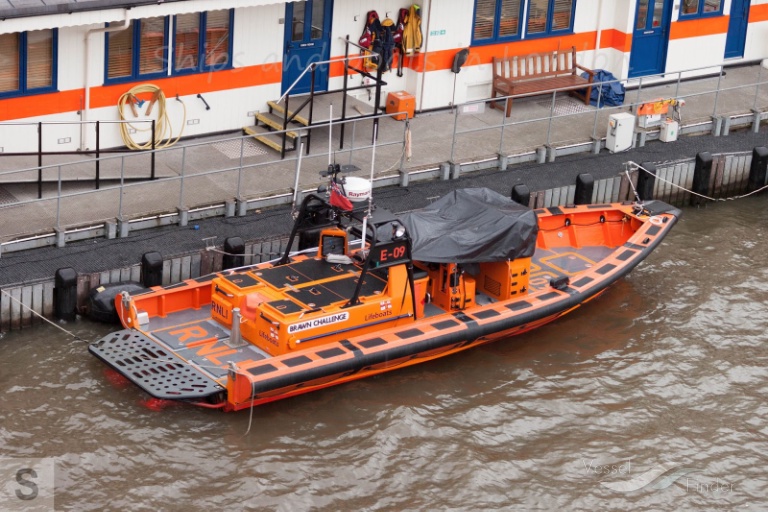 rnli lifeboat e-09 () - IMO , MMSI 235080607, Call Sign 2DNW7 under the flag of United Kingdom (UK)