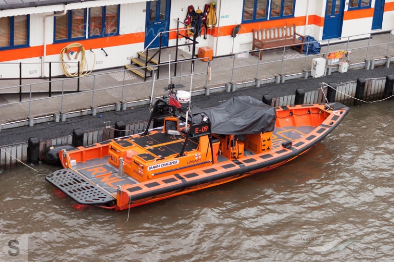 rnli lifeboat e-09 (SAR) - IMO , MMSI 235080607, Call Sign 2DNW7 under the flag of United Kingdom (UK)