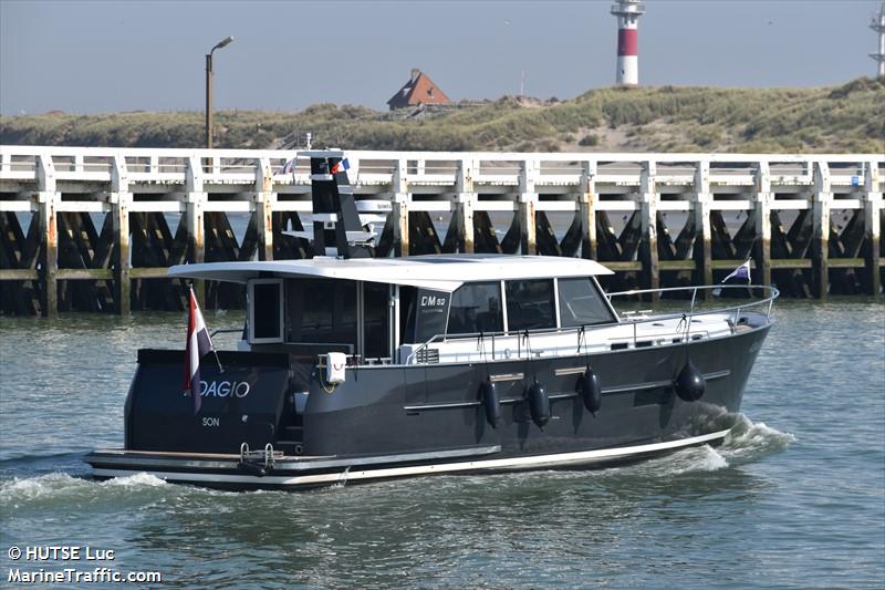 adagio (Pleasure craft) - IMO , MMSI 244014907, Call Sign PF4811 under the flag of Netherlands