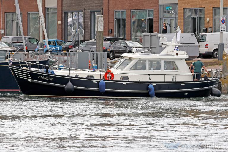dickson (Pleasure craft) - IMO , MMSI 244060874, Call Sign PI4206 under the flag of Netherlands