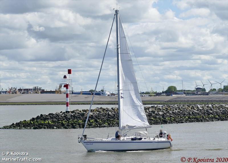 merlot (Sailing vessel) - IMO , MMSI 244100782, Call Sign PB4686 under the flag of Netherlands