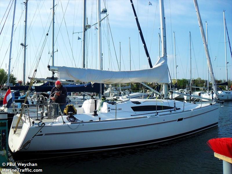 spazio (Sailing vessel) - IMO , MMSI 244153064, Call Sign PI7550 under the flag of Netherlands