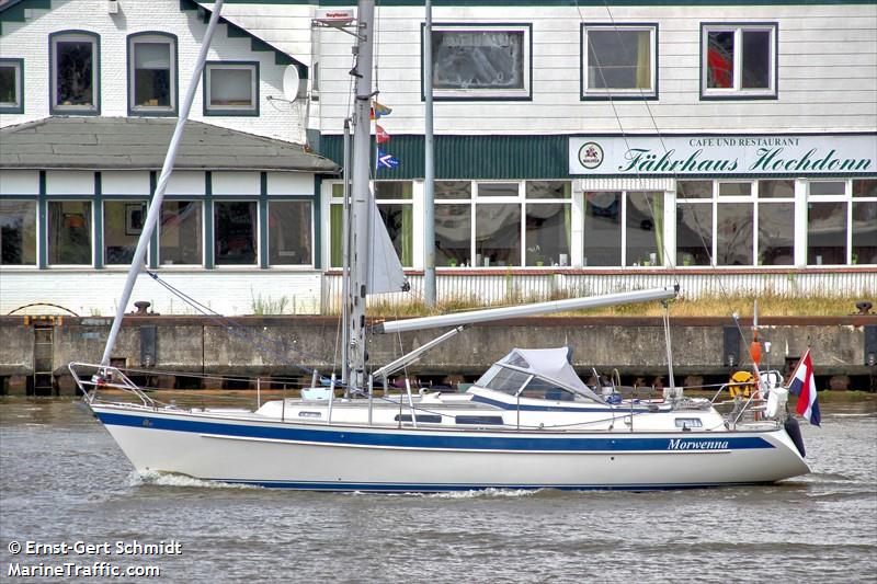 morwenna (Sailing vessel) - IMO , MMSI 244630924, Call Sign PI9404 under the flag of Netherlands