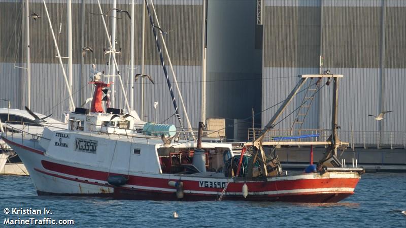 stella marina (Fishing vessel) - IMO , MMSI 247061650, Call Sign IJOH under the flag of Italy