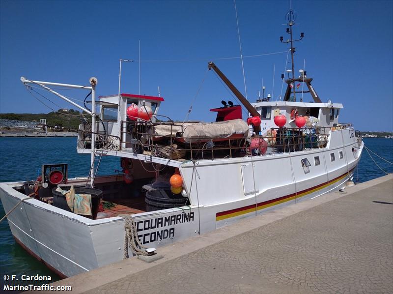 acqua marinaii (Fishing vessel) - IMO , MMSI 247154490, Call Sign IFLY2 under the flag of Italy