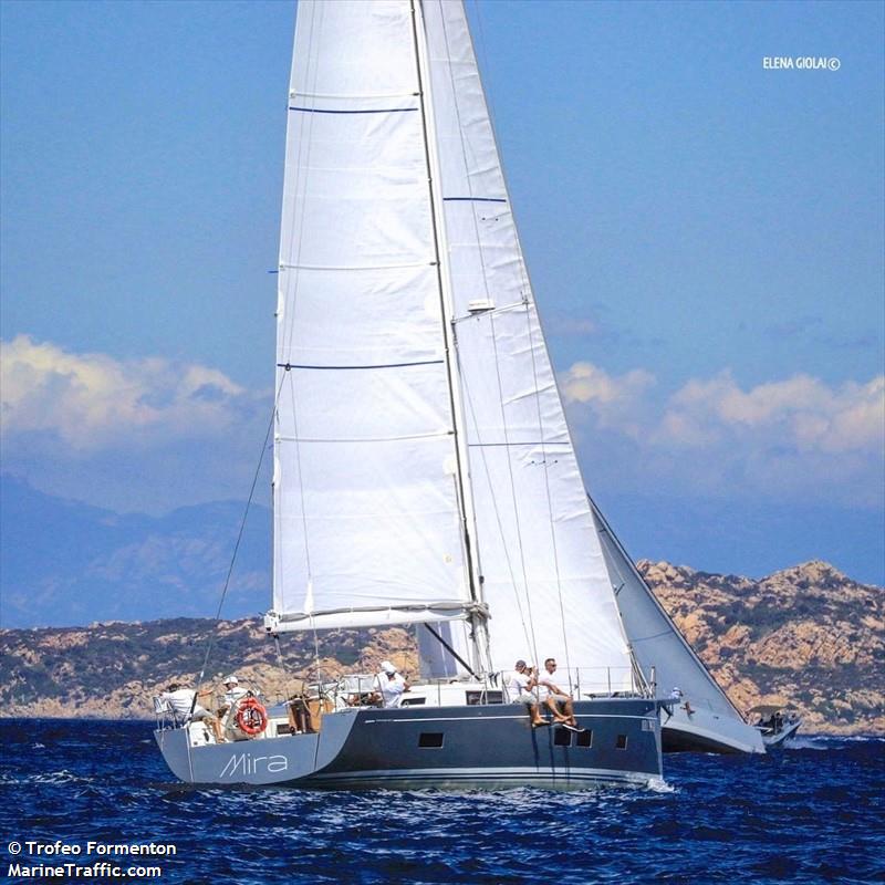 mira (Sailing vessel) - IMO , MMSI 247364250, Call Sign IK6336 under the flag of Italy