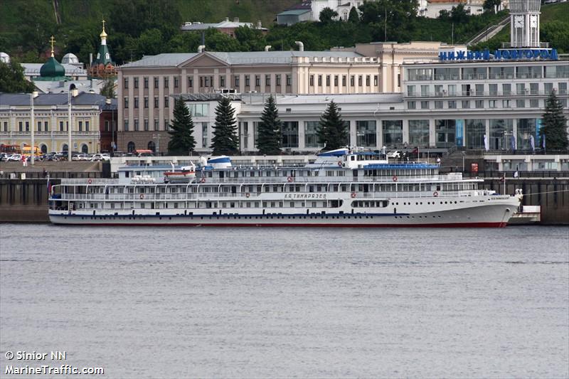 k.a.timiryazev (Passenger ship) - IMO , MMSI 273392590 under the flag of Russia