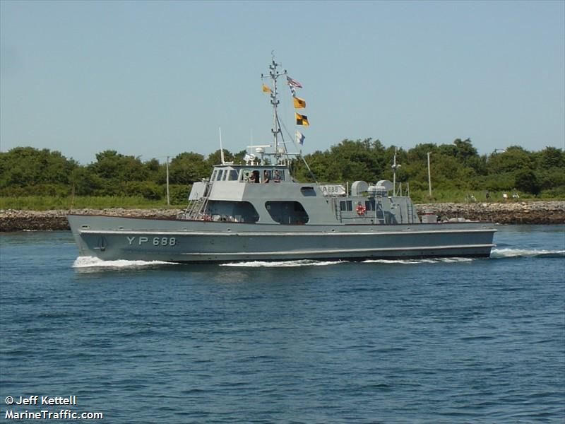 yp-688 (Military ops) - IMO , MMSI 369970314 under the flag of United States (USA)
