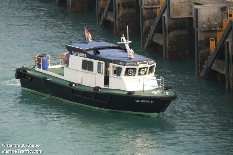sea falcon 8 (Pleasure craft) - IMO , MMSI 563066230, Call Sign SC4865A under the flag of Singapore