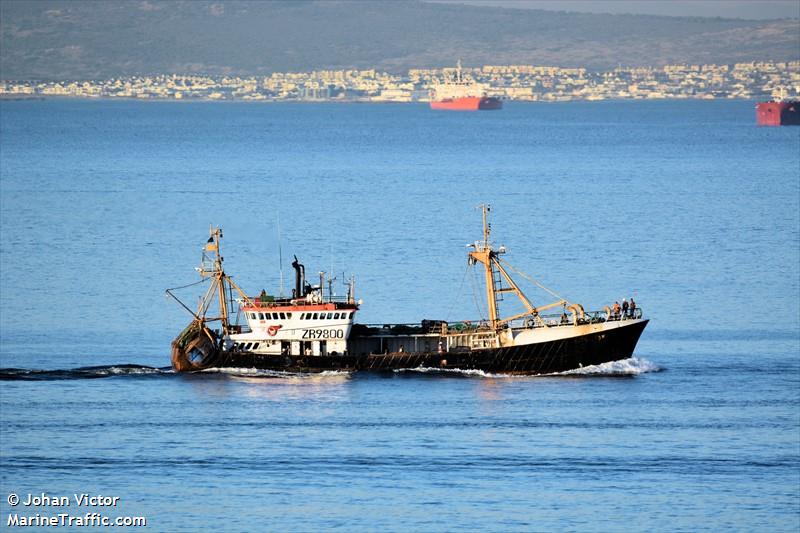 south west lapwing (Fishing vessel) - IMO , MMSI 601717000, Call Sign ZR6341 under the flag of South Africa