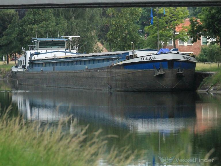 tunica (Cargo ship) - IMO , MMSI 205206490, Call Sign OT2064 under the flag of Belgium