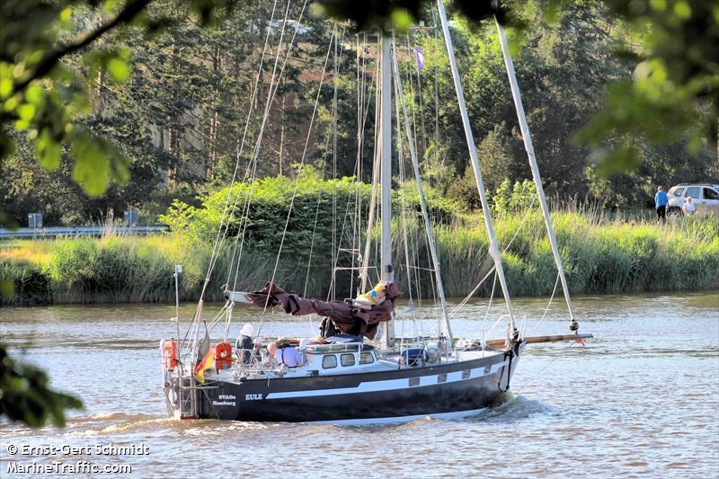 eule (Sailing vessel) - IMO , MMSI 211260740, Call Sign DB2716 under the flag of Germany