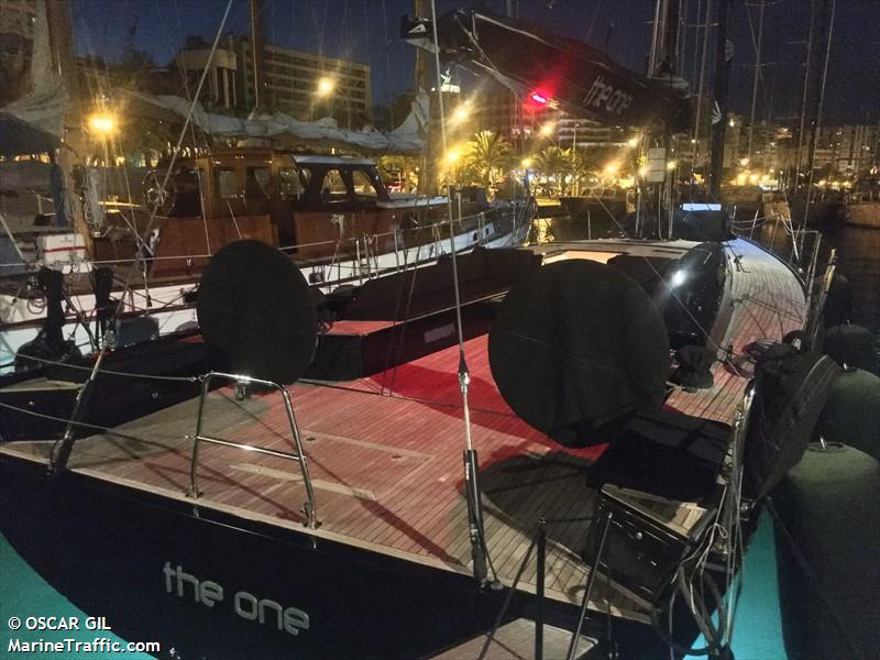 the one (Pleasure craft) - IMO , MMSI 225987506 under the flag of Spain