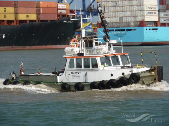 shamrock (Dredging or UW ops) - IMO , MMSI 232003954, Call Sign MYEP9 under the flag of United Kingdom (UK)