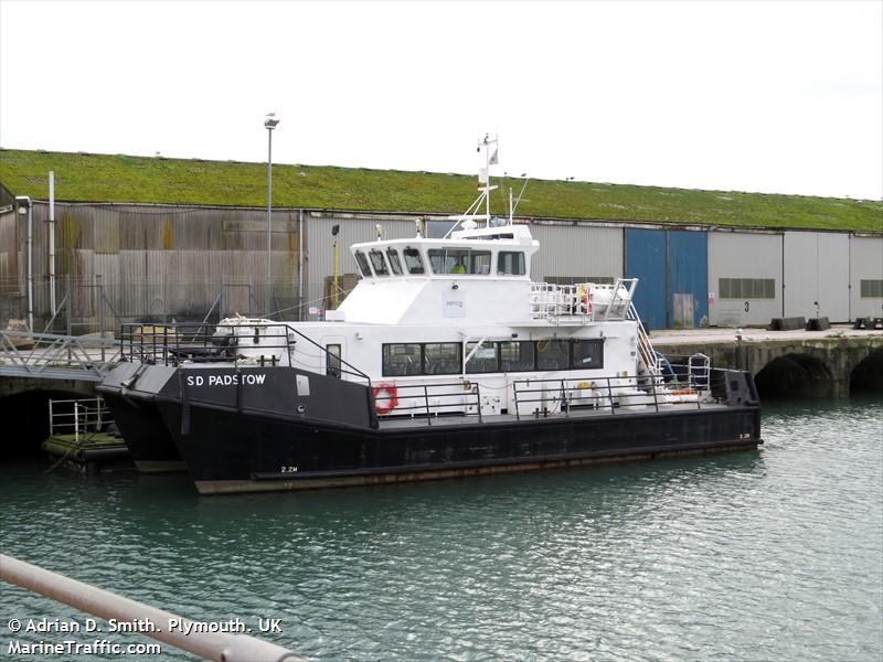 sd padstow () - IMO 9208265, MMSI 235000073, Call Sign ZQDN4 under the flag of United Kingdom (UK)