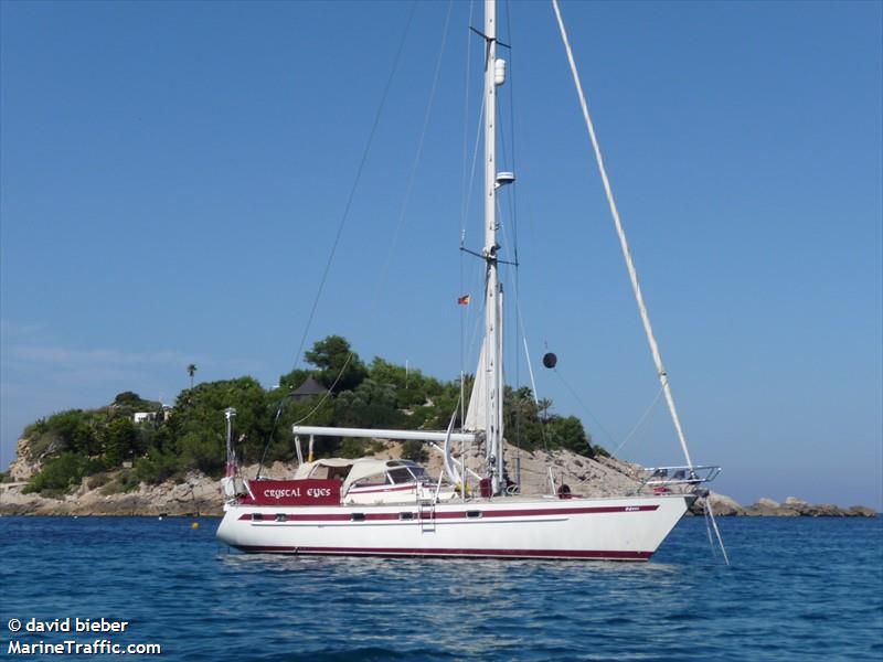 crystal eyes (Sailing vessel) - IMO , MMSI 235023502, Call Sign MYIC7 under the flag of United Kingdom (UK)