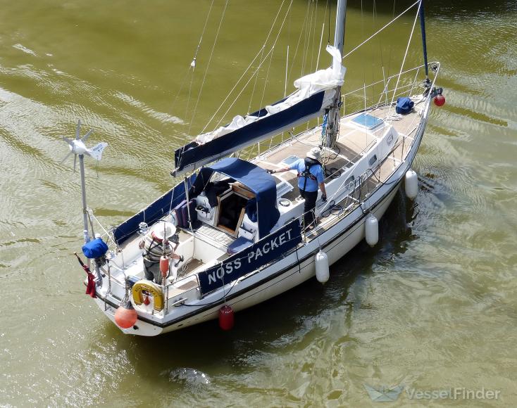 noss packet (Pleasure craft) - IMO , MMSI 235114584, Call Sign MLUX9 under the flag of United Kingdom (UK)