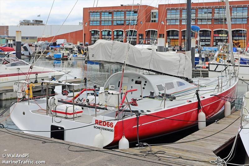 red66 (Pleasure craft) - IMO , MMSI 244005608, Call Sign PF7227 under the flag of Netherlands