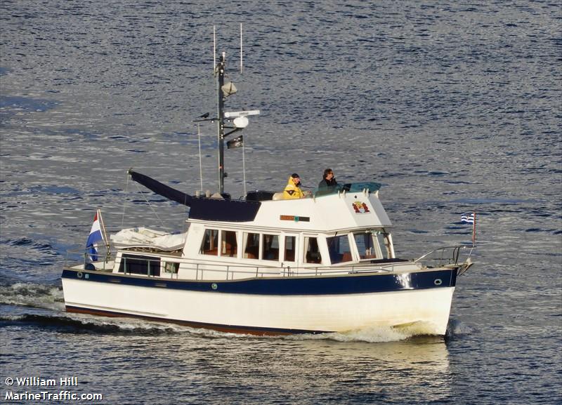 bacchus (Pleasure craft) - IMO , MMSI 244050092, Call Sign PF2736 under the flag of Netherlands