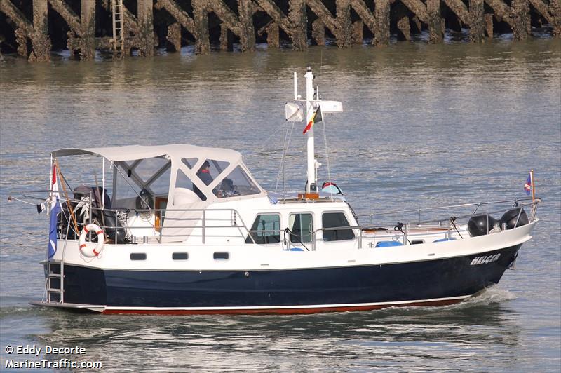 helger (Pleasure craft) - IMO , MMSI 244138687, Call Sign PH8842 under the flag of Netherlands