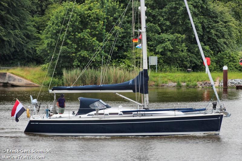 saphir (Sailing vessel) - IMO , MMSI 244180110, Call Sign PB7099 under the flag of Netherlands