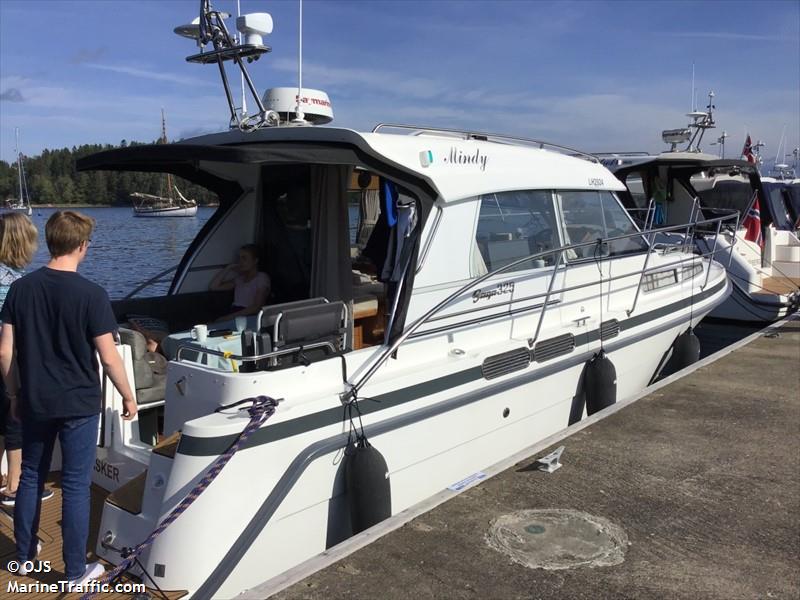 mindy (Pleasure craft) - IMO , MMSI 257054260, Call Sign LH2924 under the flag of Norway