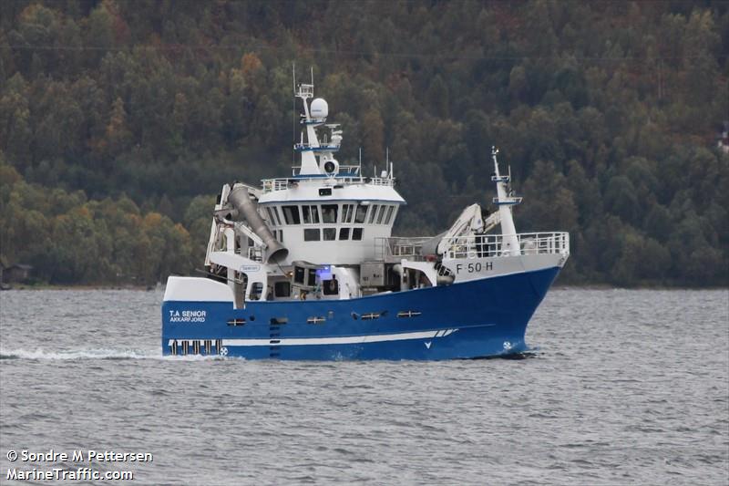t.a senior (Fishing vessel) - IMO , MMSI 257982800, Call Sign LG9552 under the flag of Norway