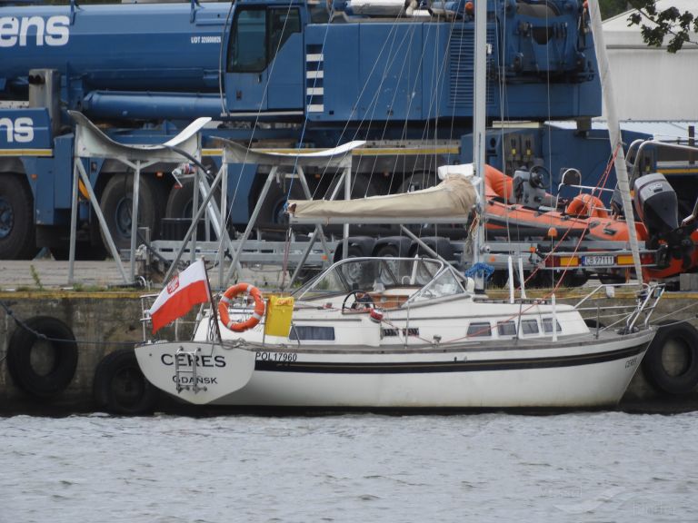 ceres (Sailing vessel) - IMO , MMSI 261186970, Call Sign SR6970 under the flag of Poland