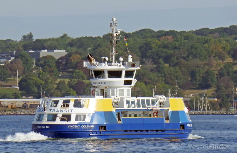 vincent coleman (Passenger ship) - IMO , MMSI 316036216 under the flag of Canada
