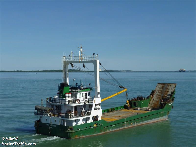 malu explorer (Deck Cargo Ship) - IMO 8924496, MMSI 503599000, Call Sign VJQ3999 under the flag of Australia