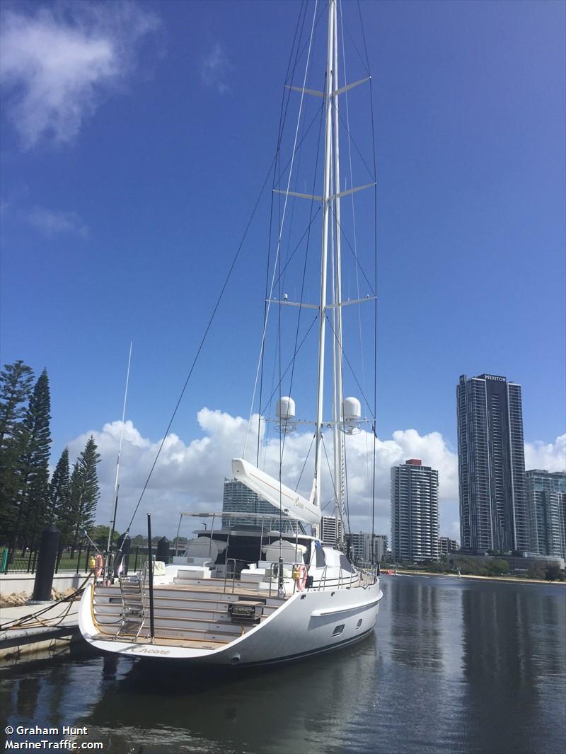 encore (Yacht) - IMO 9664718, MMSI 518728000, Call Sign E5U2675 under the flag of Cook Islands