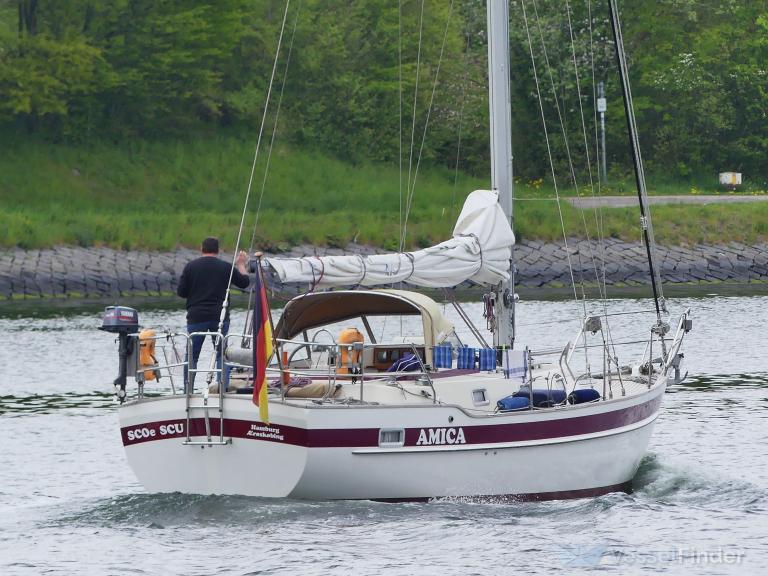 amica (Pleasure craft) - IMO , MMSI 211643400, Call Sign DD 9142 under the flag of Germany
