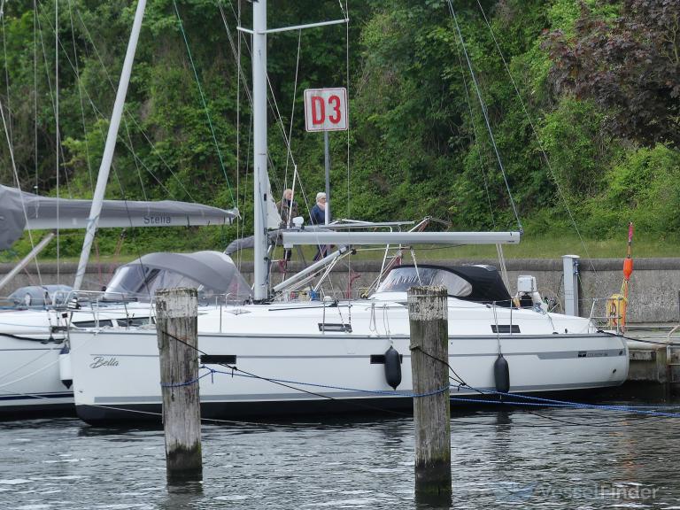 bella (Sailing vessel) - IMO , MMSI 211816750, Call Sign DF3508 under the flag of Germany
