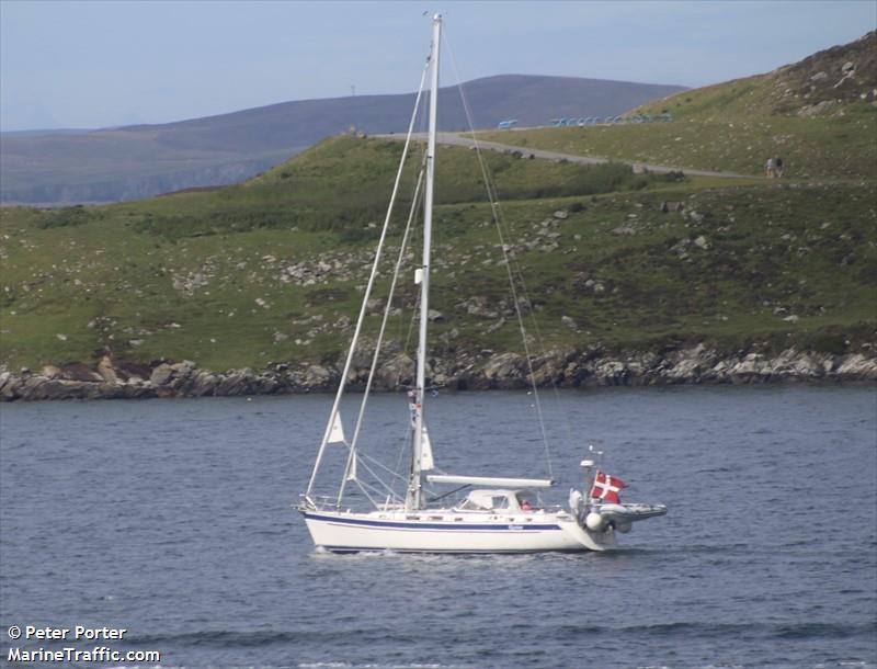 rasine (Sailing vessel) - IMO , MMSI 219025235, Call Sign OYRM under the flag of Denmark