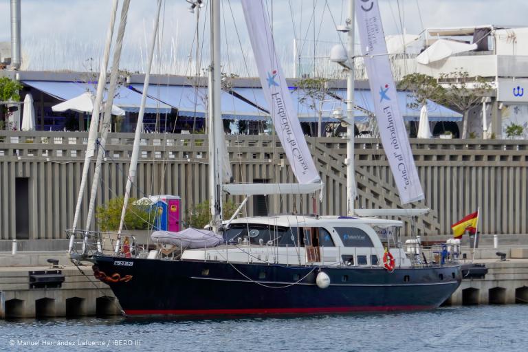 ibero iii (Sailing vessel) - IMO , MMSI 225991895 under the flag of Spain